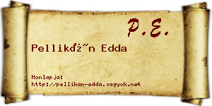 Pellikán Edda névjegykártya